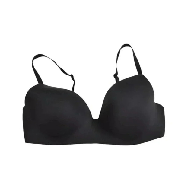 Victoria's Secret Lightly Lined Wireless T-Shirt Bra Black Size 38D - Picture 3 of 9